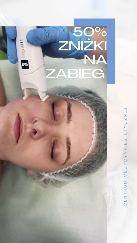 50% zniżki na&nbsp;zabieg endermologii twarzy
